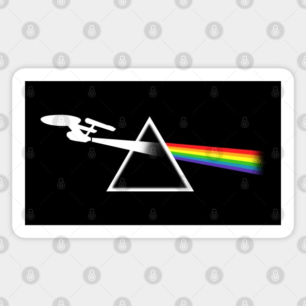 STAR TREK  - prism Sticker by ROBZILLA